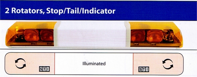 48 Light Bar (Stop/Tail/Indicator/Illuminated Centre)